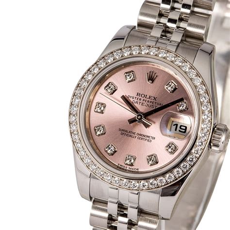 rolex diamond womens|rolex female with diamonds.